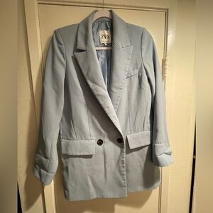 ZARA Oversized Double Breasted Blazer